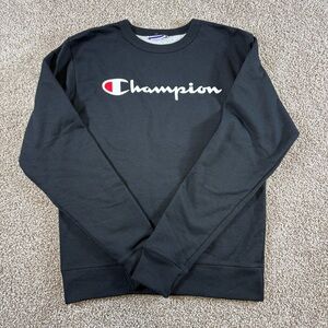 Champion Men's Crewneck Black Sweater